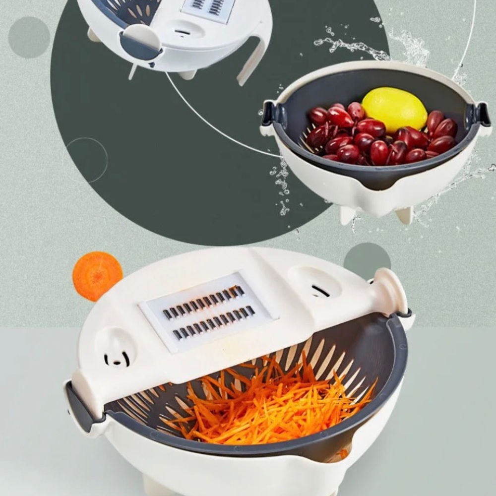 Vegetable chopper food grater new Vegetable chopper and strainer 9in 1 chopper - Picture 6 of 13